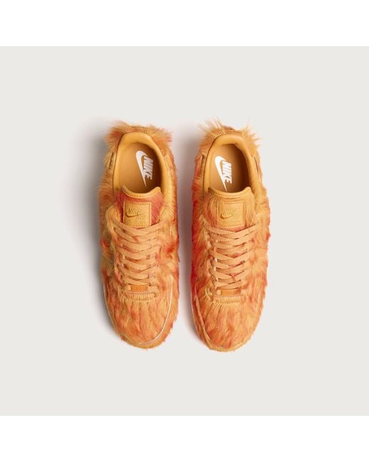 Nike Orange Air Force 1 Sneaker for men