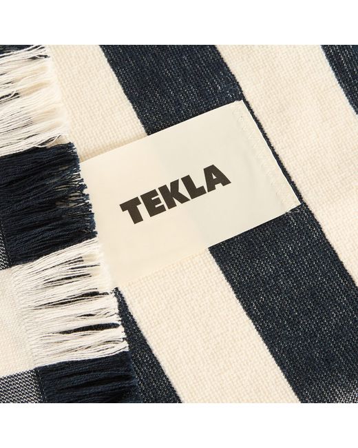 Tekla Black Beach Towel