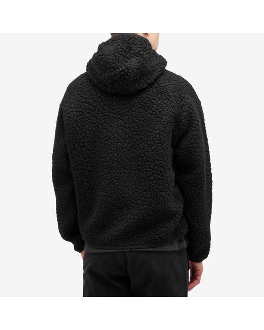 Roa Black Panel Sherpa Fleece Jacket for men
