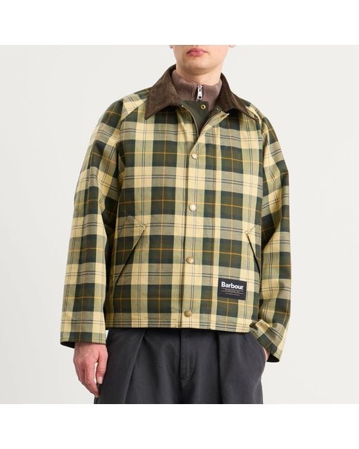 Barbour Green Os Reversible Transporter Casual Jacket for men