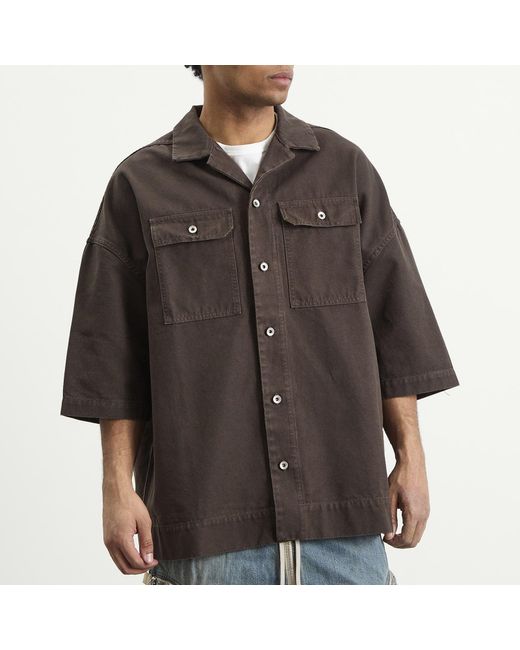 Rick Owens Black Magnum Tommy Shirt for men