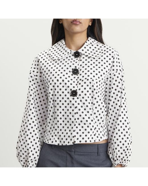 Many Many Clothes White The Lola Jacket