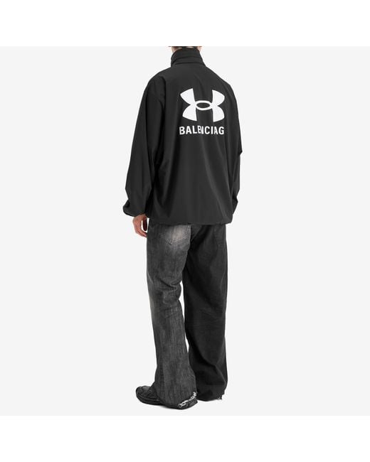 Balenciaga Black Under Armour Windbreaker for men