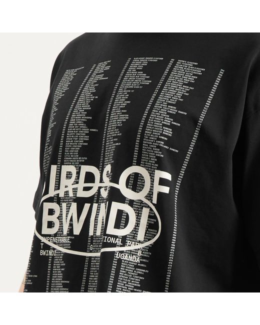 TGB Black Birds Of Bwindi T-Shirt for men