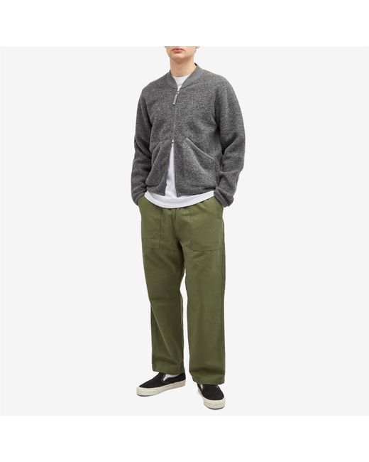 Service Works Green Classic Canvas Chef Pants for men