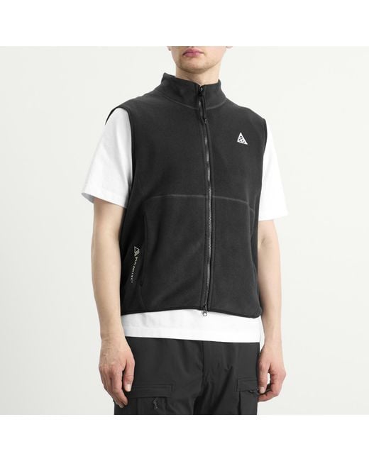 Nike Acg Wolf Tree Full Zip Vest in Black for Men | Lyst UK