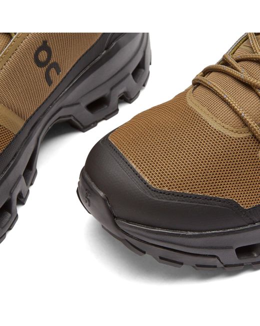 On Shoes Brown Cloudrock Low Wp for men