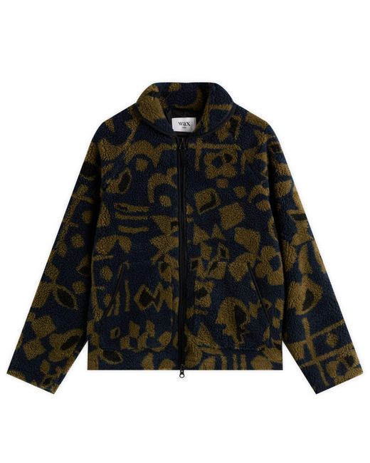 Wax London Black Tate Shapes Fleece for men