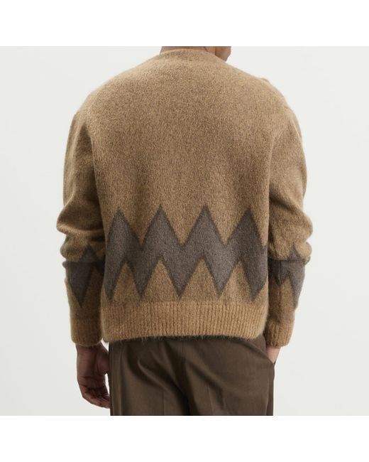 Second/Layer Green Second Layer Chevy Cardigan for men