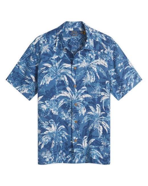 Polo Ralph Lauren Blue Surf Club Vacation Shirt for men