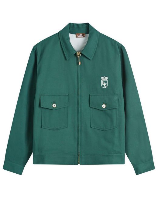 Late Checkout Green Work Jacket for men