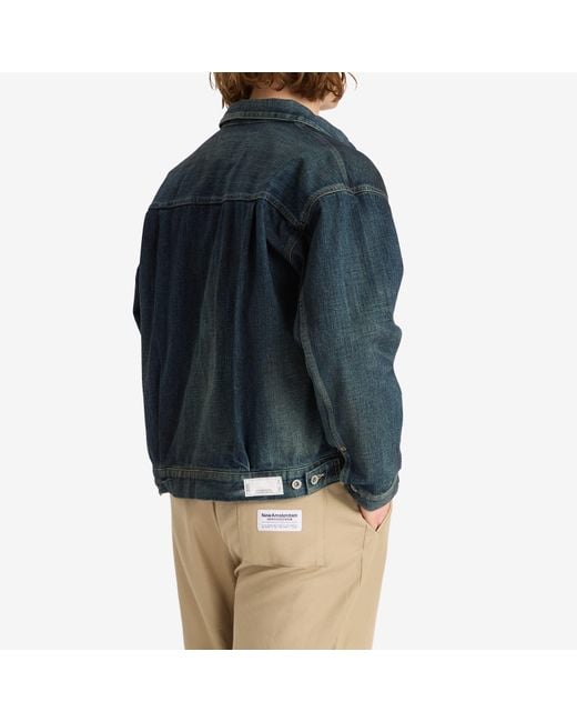 Neighborhood Washed Denim Type-2 Jacket in Blue for Men