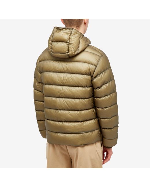 C P Company Green D.D Shell Hooded Jacket for men