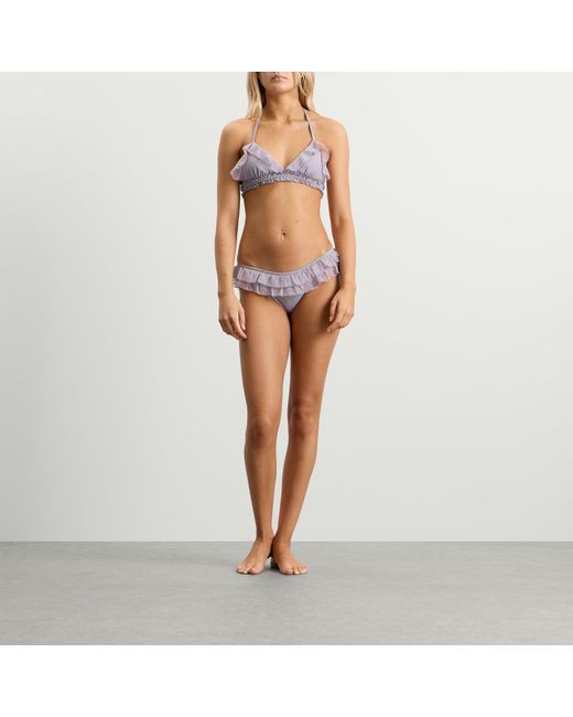 My Mum Made It Purple Lace Frill Bikini Bottom