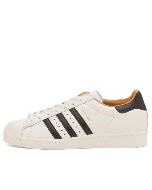 Adidas White X Jjjjound Superstar 82 Mig Sneaker