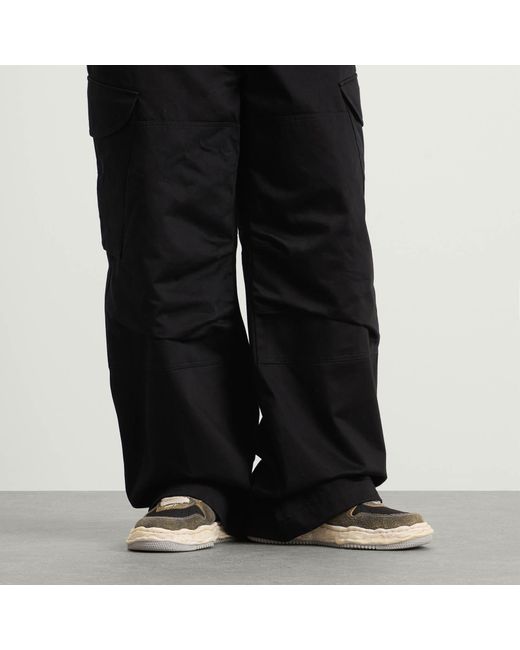Maison Mihara Yasuhiro Brown Wayne Nylon Vintage Suede Low-Top for men