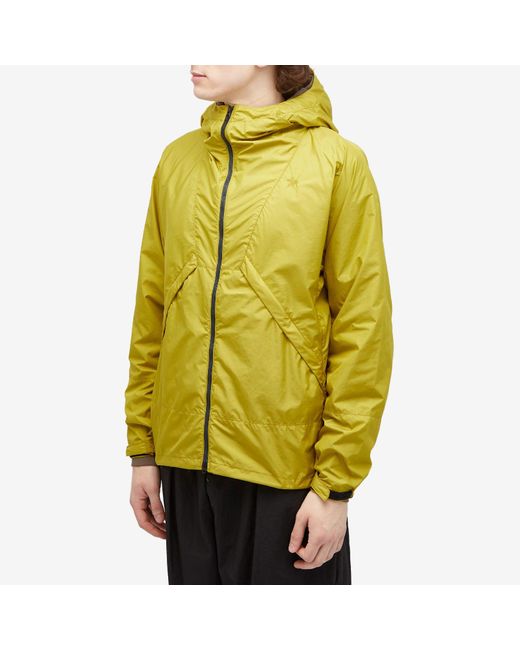 Goldwin Yellow Rip-Stop Light Jacket for men