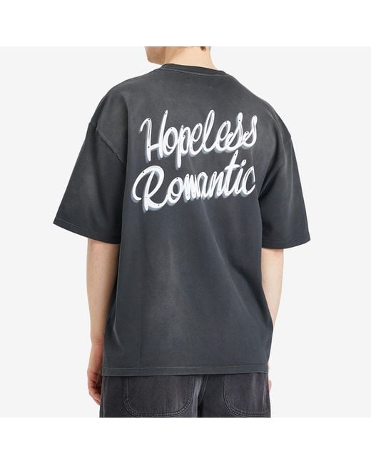 Amiri Hopless Romantic T-Shirt in Black for Men | Lyst UK