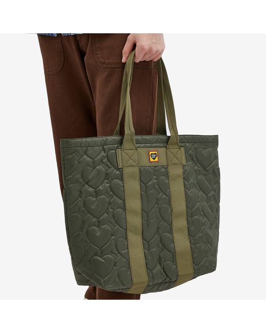Human Made Heart Quilting Tote in Green for Men | Lyst Canada