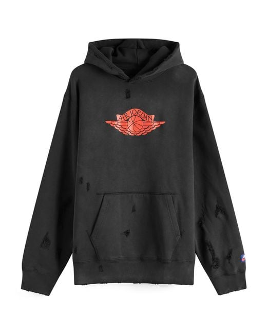 Nike Black Rare Air Pullover Fleece Hoodie for men