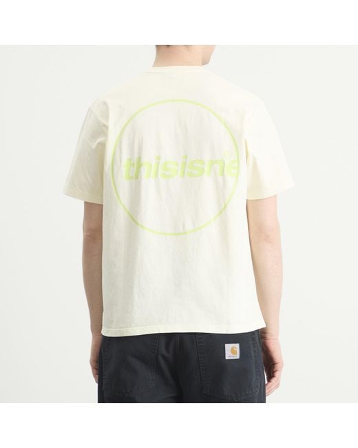 Thisisneverthat White C-Logo T-Shirt for men