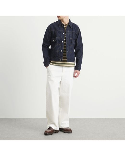 Edwin Blue Selvedge Denim Jacket for men