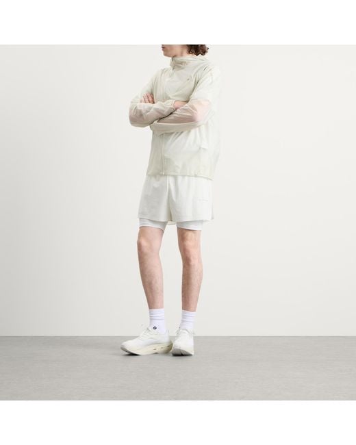 On Shoes White X Paf Zero 2-In-1 Shorts for men
