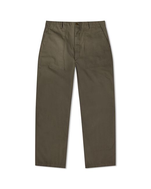 Engineered Garments Green Heavyweight Fatigue Pants Cotton Ripstop for men
