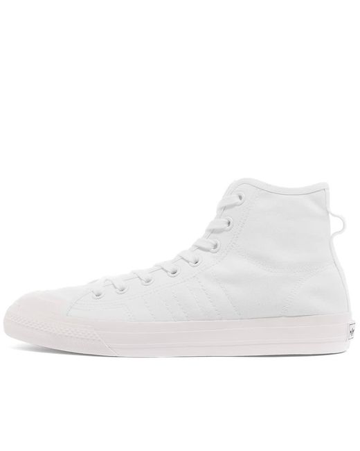 adidas originals premium home of classics nizza hi rf trainers