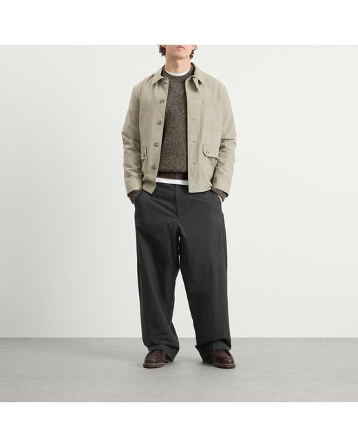 A.P.C. Gray Crew Neck Jumper for men
