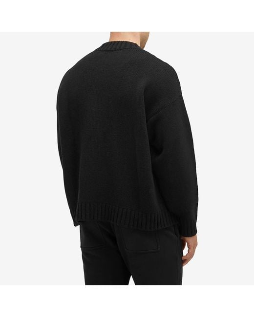 Represent Black Rep Knit Jumper for men