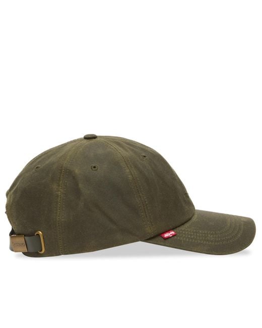 Levi's Green X Barbour 6 Panel Cap for men