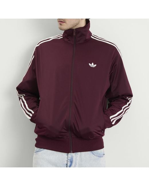 Adidas Purple Firebird Tracktop for men