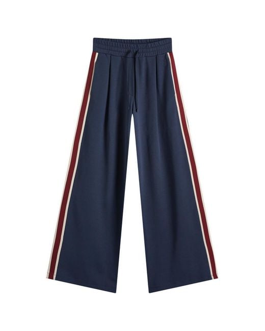 Weekend by Maxmara Blue Marsala Wide Leg Sweatpants