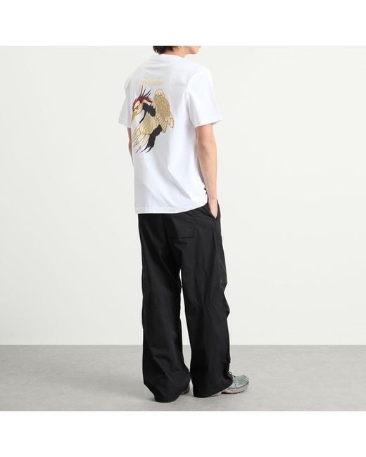 Maharishi White Year Of The Crane T-Shirt for men