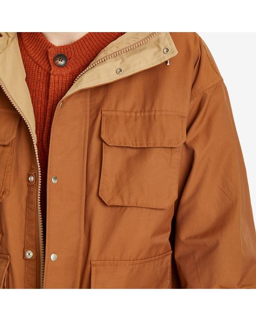 FRIZMWORKS Brown Mountain Parka Jacket for men