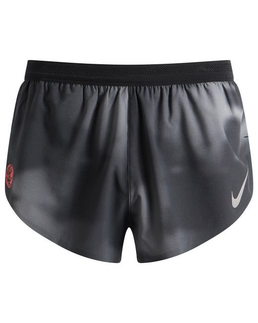 Nike Black Aeroswift 2" Split Short for men