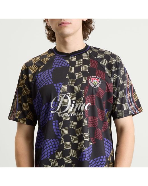 Dime Blue Checkered Home Jersey for men