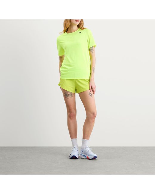 Nike Yellow Nike Aeroswift 3" Short