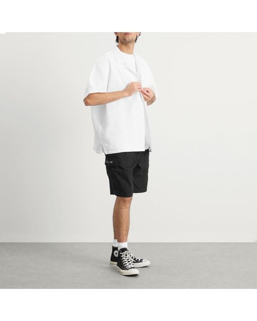 (w)taps Black Ripstop Cargo Shorts for men