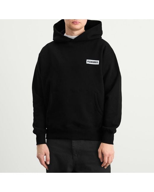 Pleasures Black X Boiler Room Workman Hoodie for men