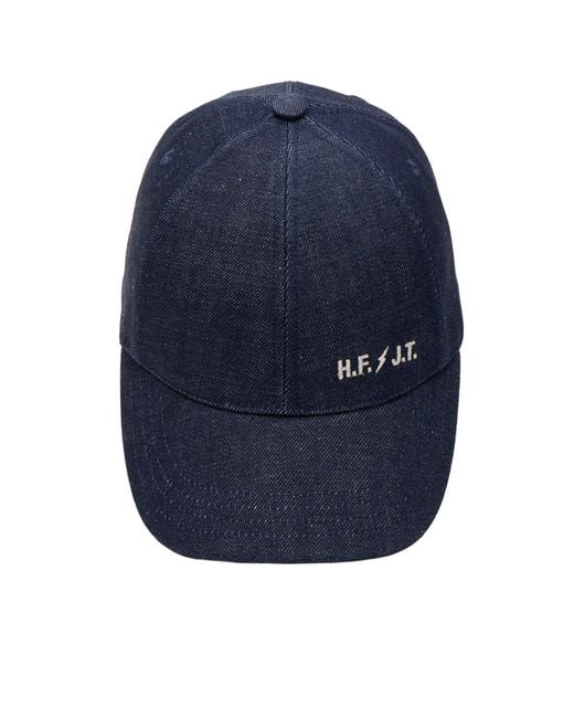 A.P.C. Blue Frgmt. Rabbit Baseball Cap for men