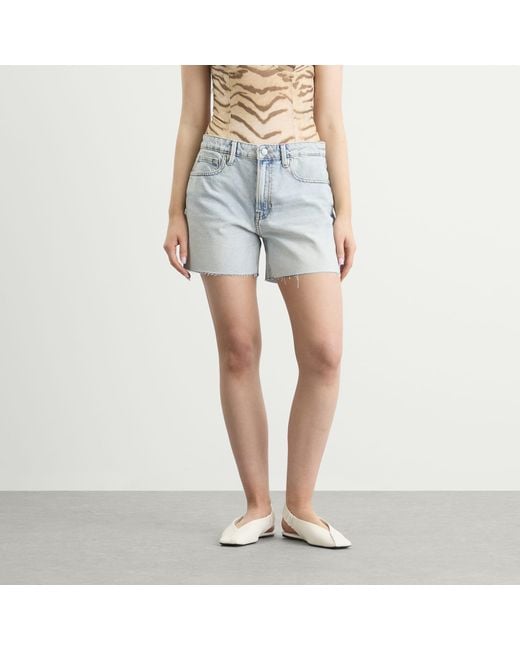 GOOD AMERICAN Blue Good Everyday Shorts