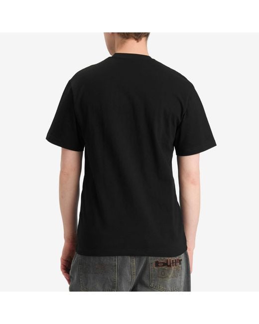 Butter Goods Black Vortex T-Shirt for men