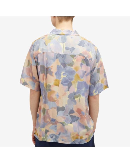 Wax London Multicolor Didcot Botanic Pastel Vacation Shirt for men