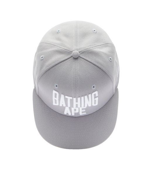 A Bathing Ape White Nyc Logo New Era 59Fifty Cap for men
