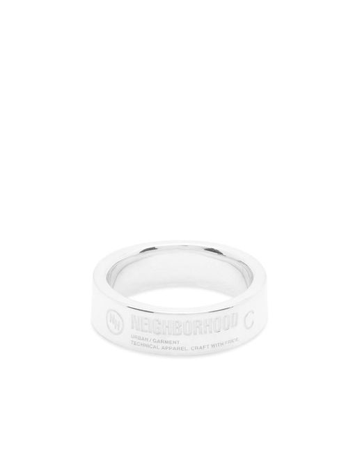 Neighborhood White Plain Ring for men