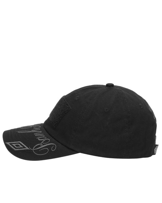 Umbro by Slam Jam Black Hazard Cap for men