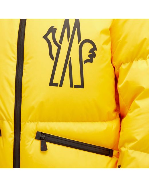 3 MONCLER GRENOBLE Yellow Verdons Padded Nylon Jacket for men