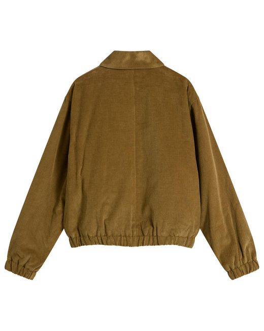 AMI Green Fine Corduroy Velvet Adc Jacket for men